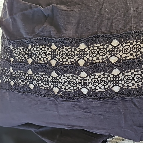 LaBlanca 2x black swim cover-up. EUC. Subtle with  sexy lace trim detail. - Picture 10 of 11